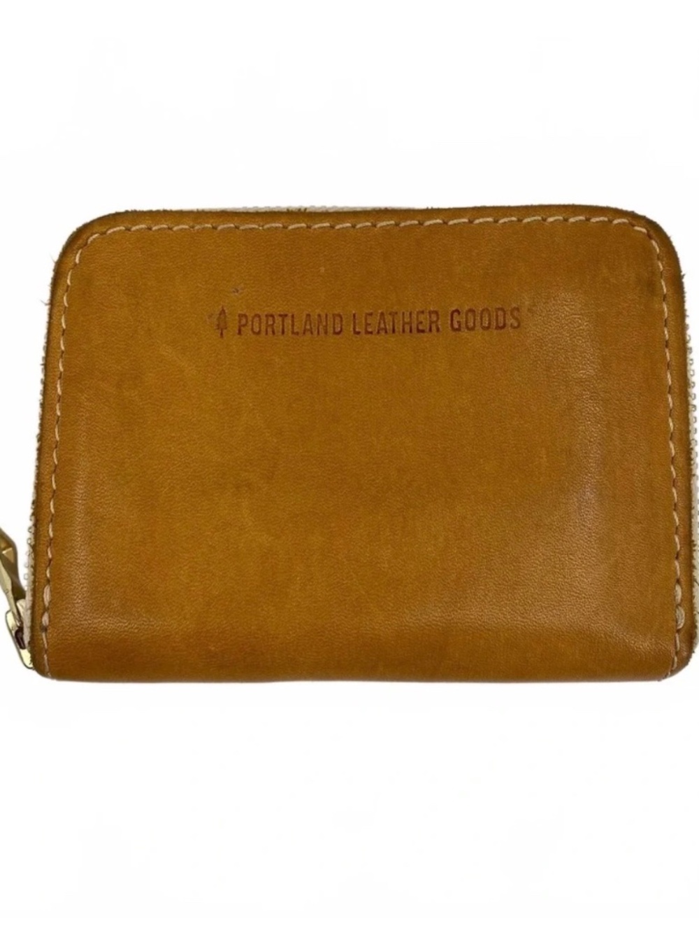 Portland Leather Goods Wallet | Zip around | OS | Women's Tan Leather